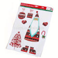 Christmas Shop Window Decals Snowflake String wall sticker